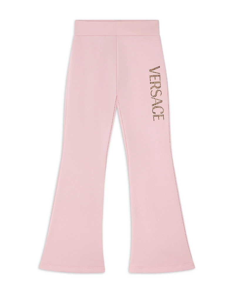 Versace Girls' Strass Fleece Sweatpants - Little Kid, Big Kid