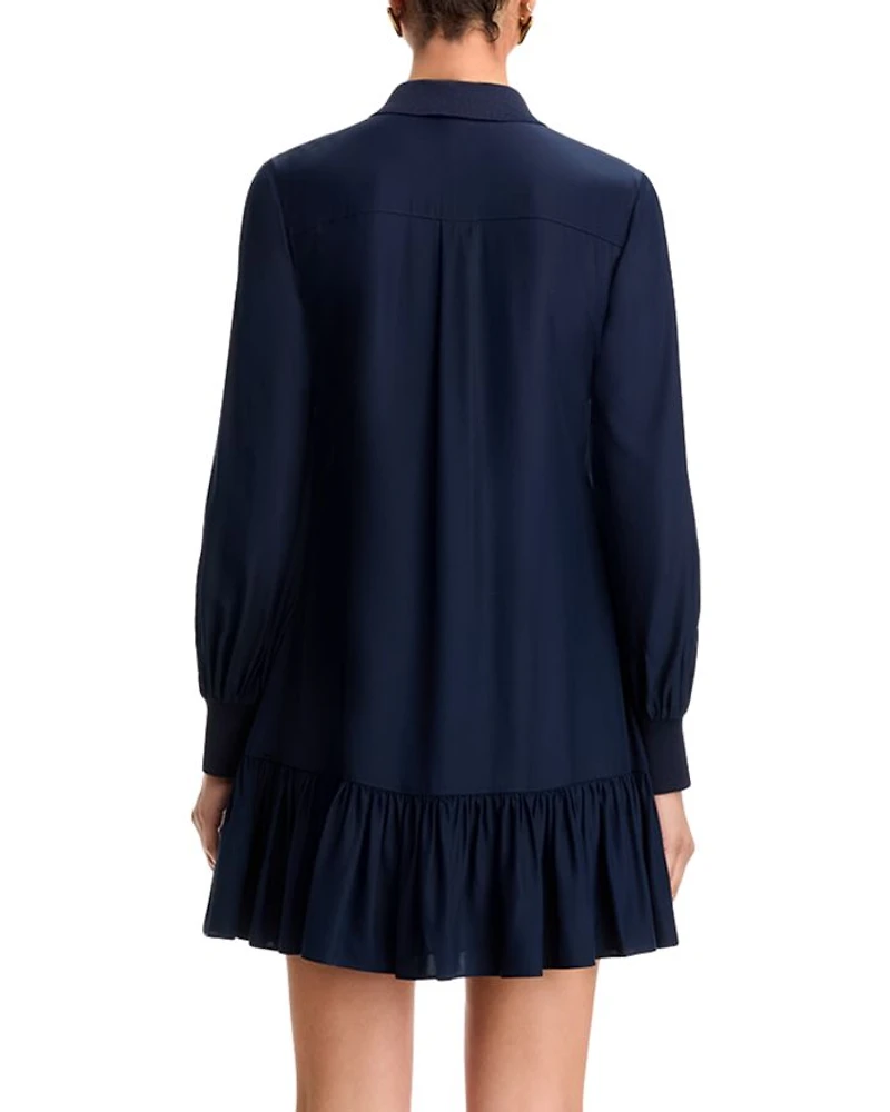Lelaina Button Front Shift Dress