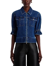 Holly Half Sleeve Denim Jacket