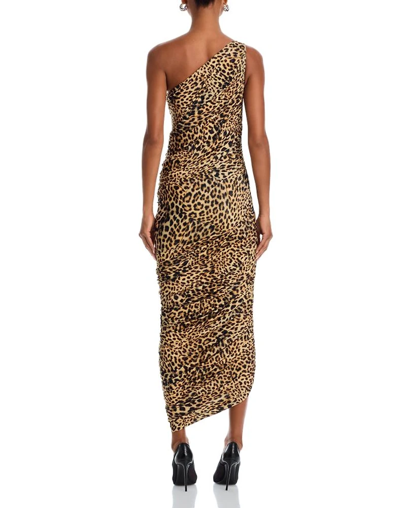 Diana Printed Asymmetric Gown