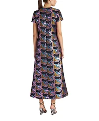 Super Swing Dress Spritz Blue Petro