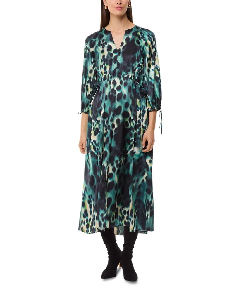 Misty Leopard Print Dress