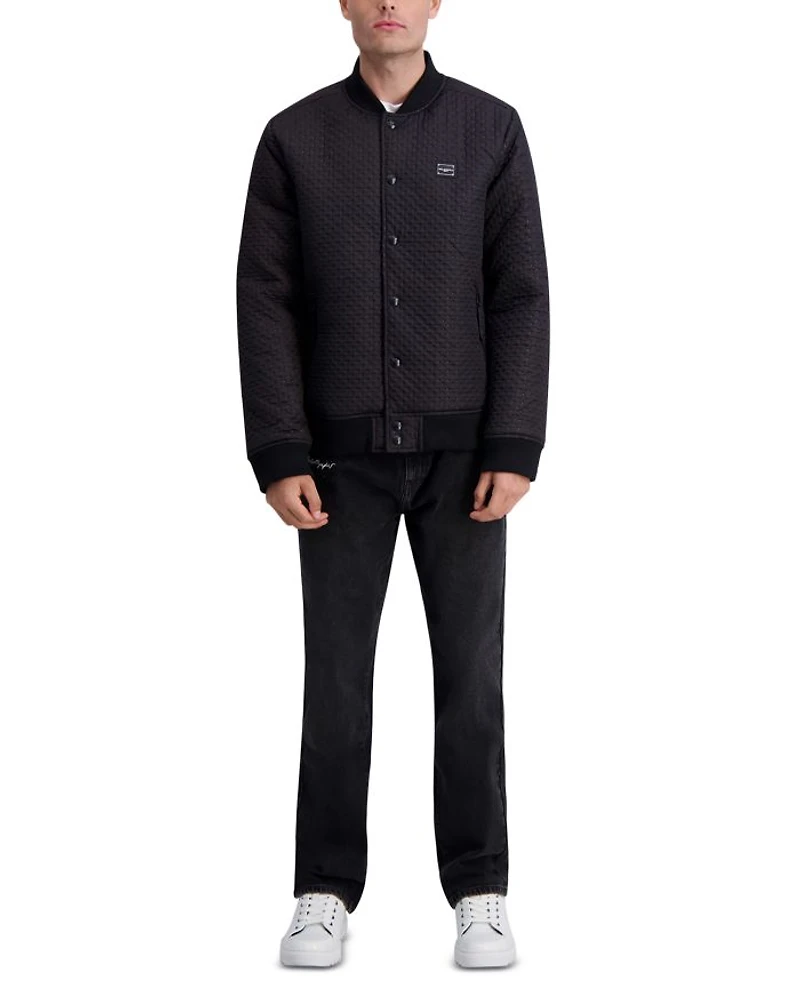 Quilted Bomber Jacket