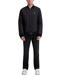 Quilted Bomber Jacket