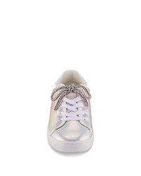 Girls' Kalen Rhinestone Bow Slip On Sneakers