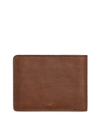 Slim Navigator Distressed Leather Bi Fold Wallet