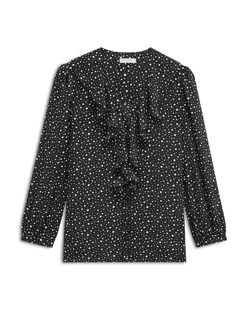 May Ruffle Front Blouse
