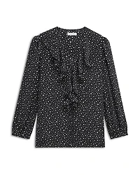 May Ruffle Front Blouse