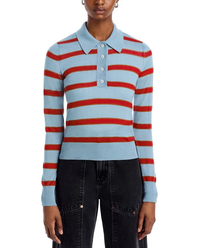 The Memphis Long Sleeve Polo Sweater