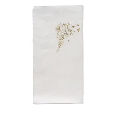 Dea Palm Beach Ibla Embroidered Sateen Flat Sheet