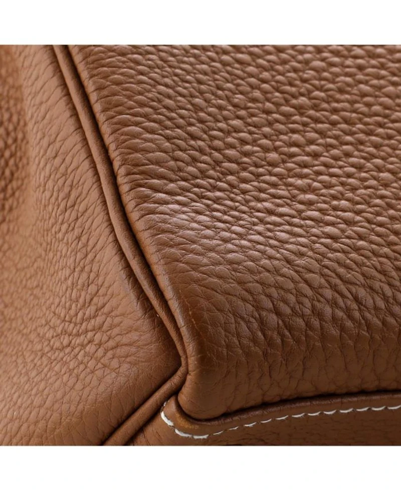 Kelly 28 Handbag Brown Togo with Gold Hardware