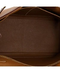 Kelly 28 Handbag Brown Togo with Gold Hardware