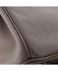 Birkin 25 Handbag Grey Swift with Palladium Hardware