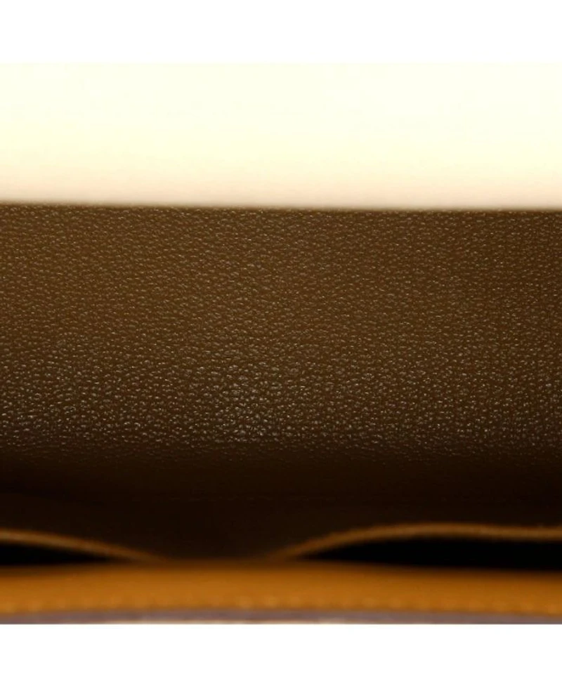 Kelly 28 Handbag Verso Epsom with Palladium Hardware