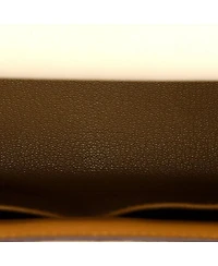 Kelly 28 Handbag Verso Epsom with Palladium Hardware