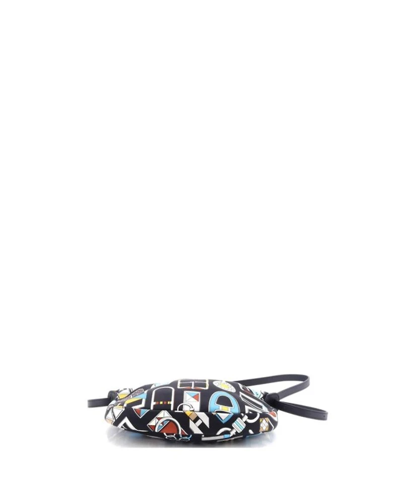 Sursoie To Go Pouch Printed Silk and Leather