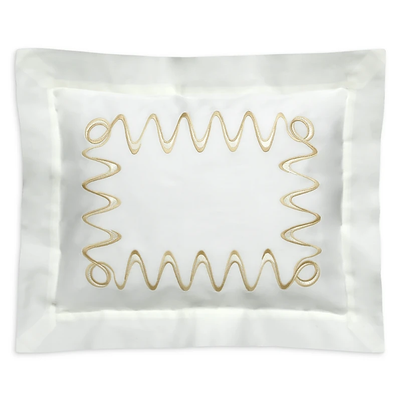 Dea Palm Beach Tc Pelago Embroidery Boudoir Sham