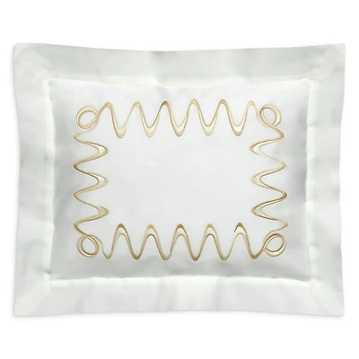 Dea Palm Beach Tc Pelago Embroidery Boudoir Sham