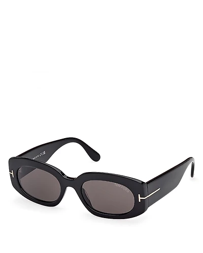 Tom Ford Oval Sunglasses, 52mm