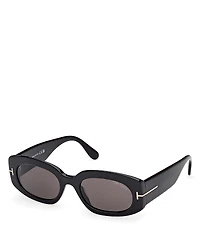 Tom Ford Oval Sunglasses, 52mm