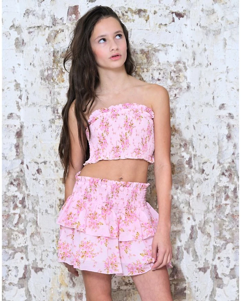 Girls' Brooke Bouquet Skirt - Big Kid