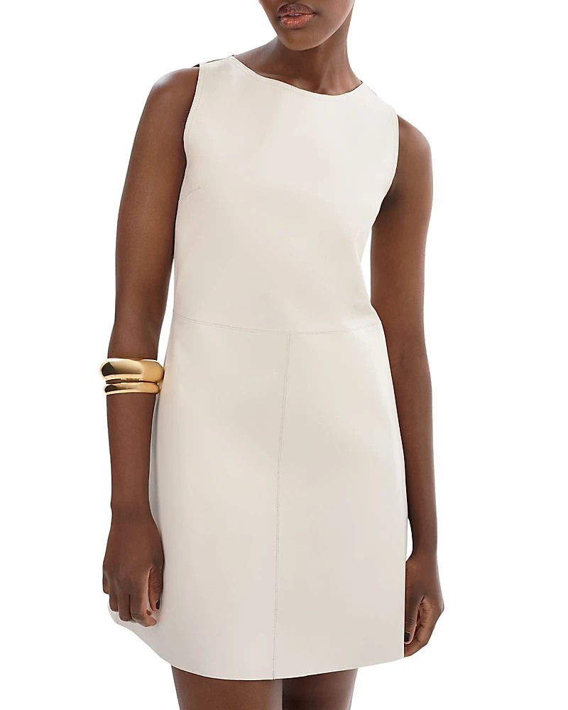 Lamarque Lozana Reversible Leather Mini Dress