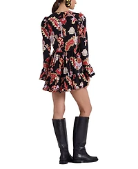 Short Visconti Dress Crepe De Chine