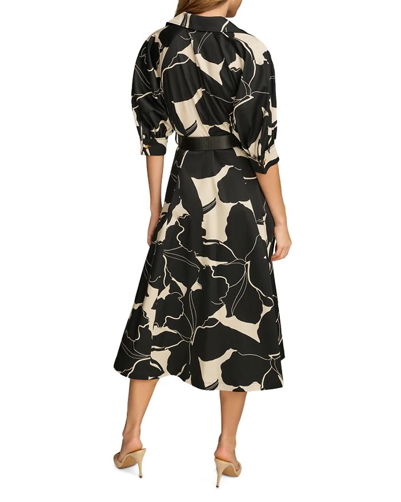 Belted Shirt Dress