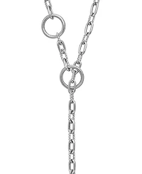 DY Madison® Three Ring Chain Y Necklace Sterling Silver, 20"
