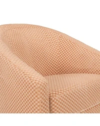 Madison Swivel Glider Velvet Checker