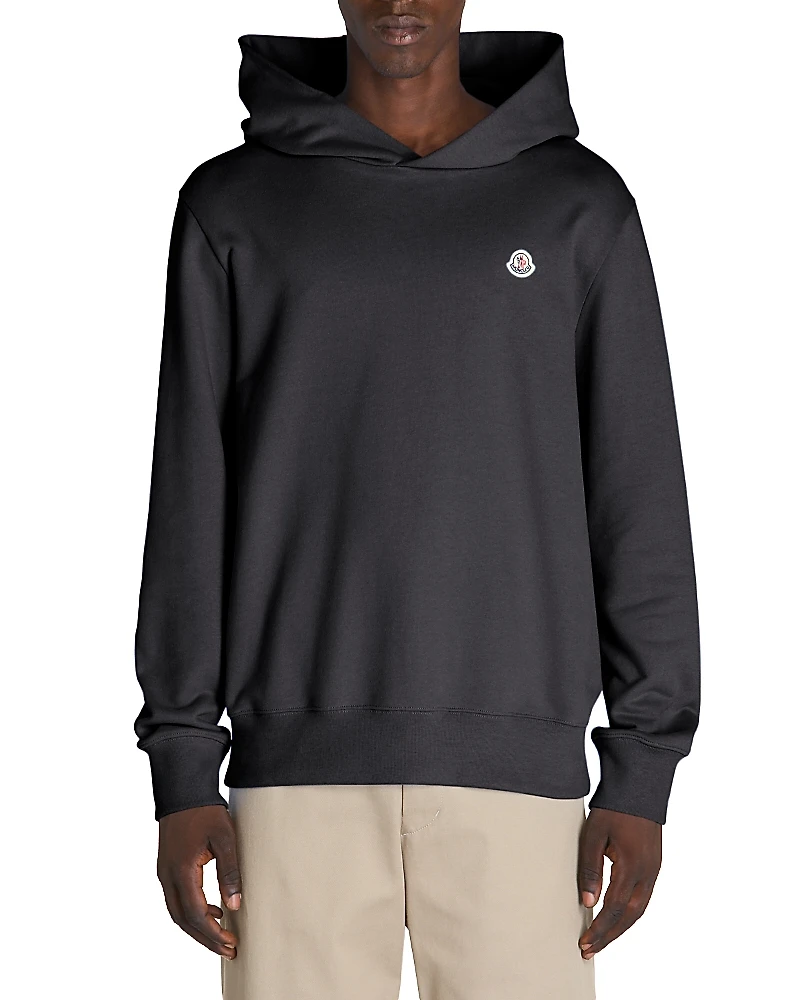 Moncler Cotton Logo Patch Hoodie