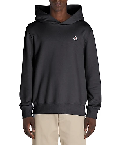 Moncler Cotton Logo Patch Hoodie