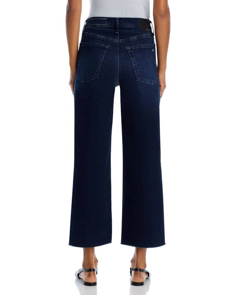 Epic Andi High Rise Cropped Wide Leg Jeans Ashland