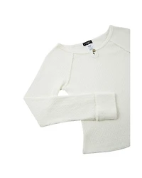 Girls' Keyhole Knit Top - Big Kid