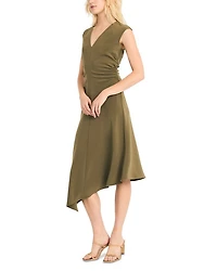 Asymmetrical Midi Dress