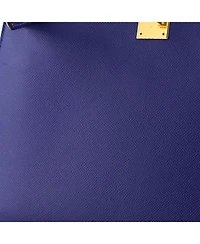 Kelly 32 Handbag Blue Epsom with Gold Hardware