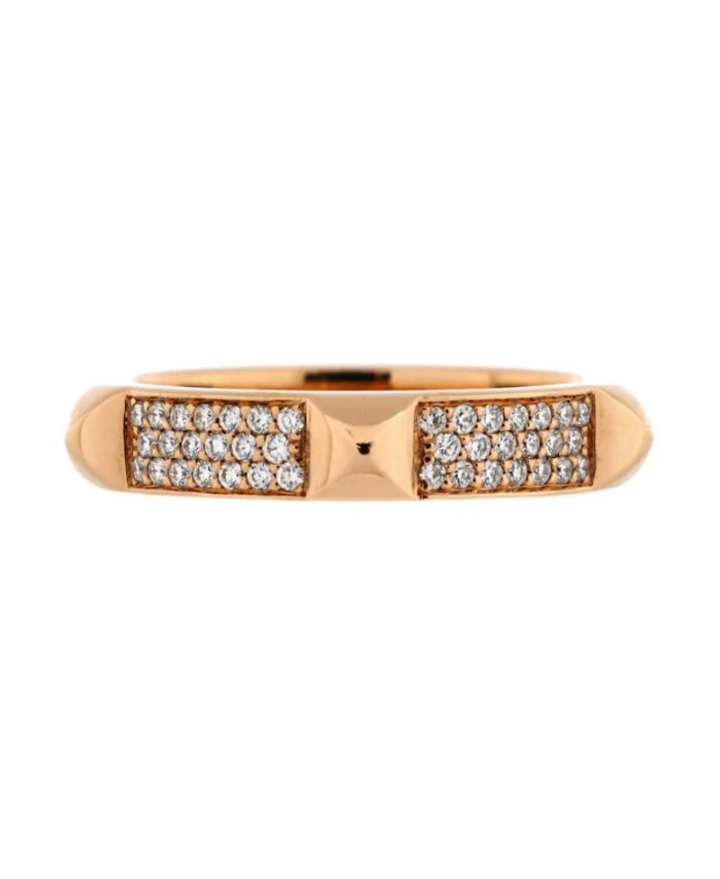 Clou d'H Ring 18K Rose Gold with Diamonds