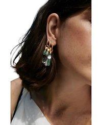 Women's Rock Crystal Large Drop Pendant