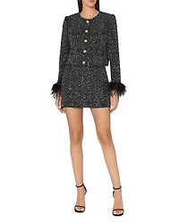 Milly Tweed Mini Skirt