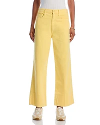 The Maven High Rise Wide Hem Ankle Jeans Chalk It Up