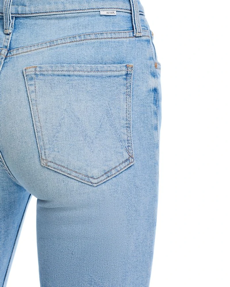 The Tripper Flood High Rise Fray Flare Jeans Look Ma No Hands