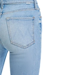 The Tripper Flood High Rise Fray Flare Jeans Look Ma No Hands