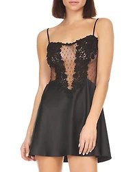 Flora Nikrooz Showstopper Charmeuse Chemise