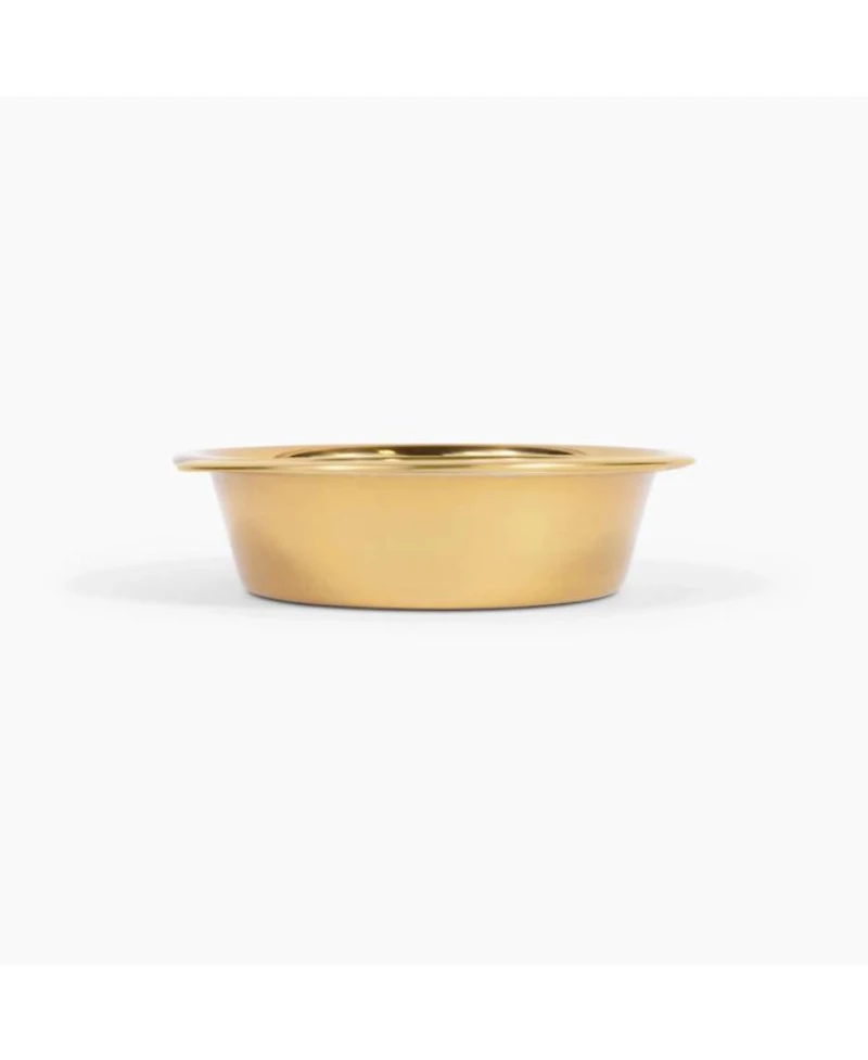 Small Clear Double Bowl Pet Feeder, 1 Quart Bowls