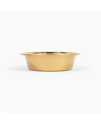 Small Clear Double Bowl Pet Feeder, 1 Quart Bowls