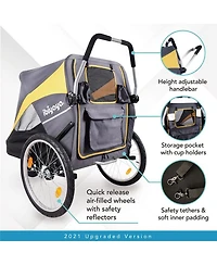 Hercules Large Pet Stroller for One Large or Multiple Medium Dogs