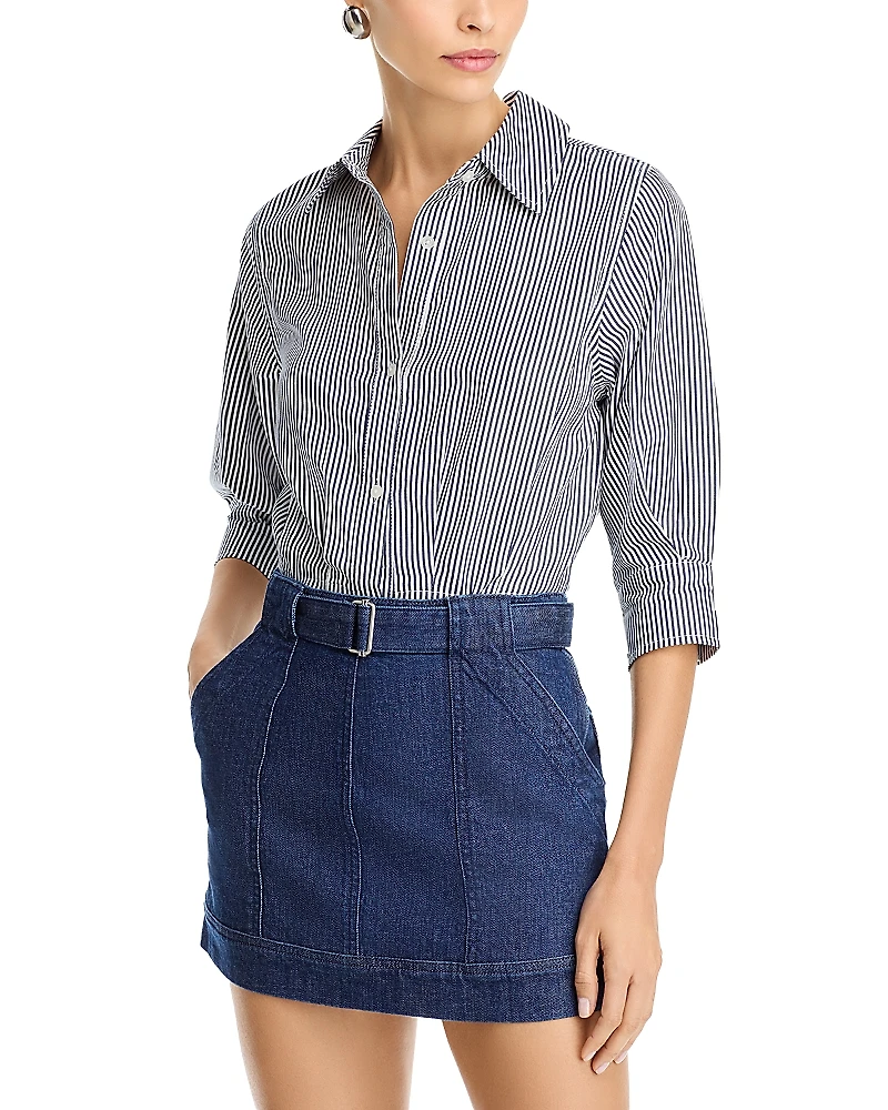 Simkhai Harlowe Mixed Media Mini Dress