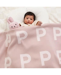 Unisex Ballet Pink Multi Letter Blanket - Baby, Little Kid