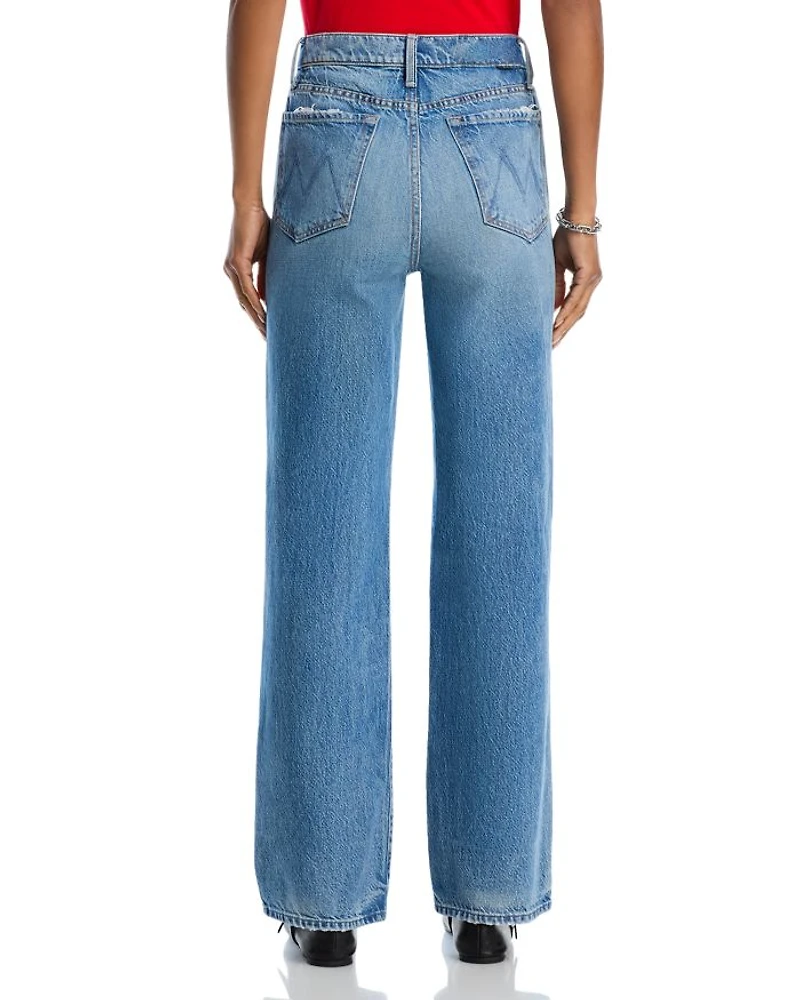 The Rambler Sneak High Rise Wide Straight Jeans Tcb