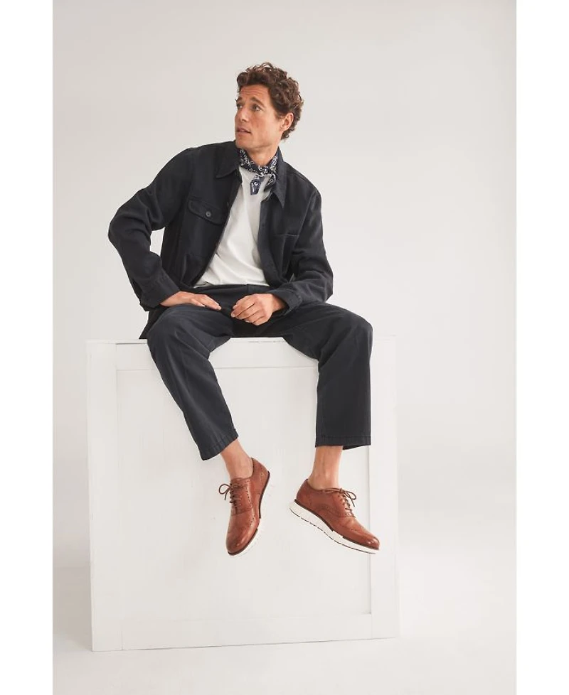Men's ZERØGRAND Remastered Lace Up Wingtip Oxford Dress Shoes
